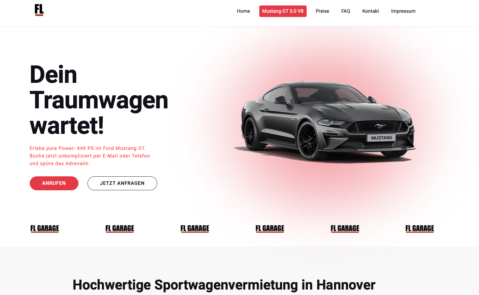 <strong>FL Garage</strong> – Adrenalin trifft auf Design
